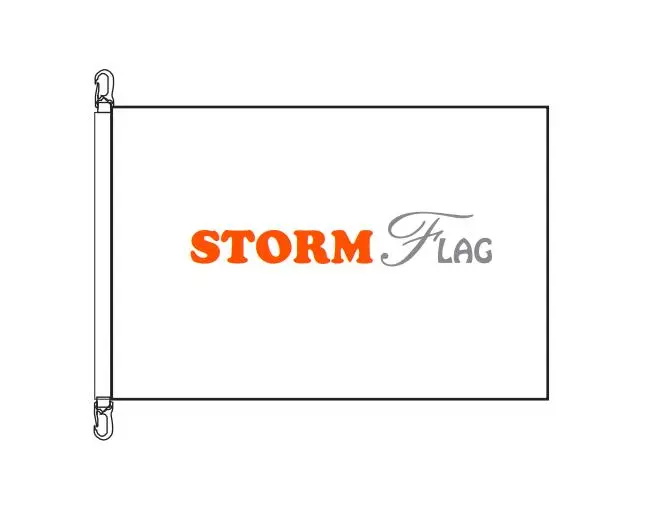 Logo-Flagge aus digitalem Polyester